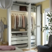 ИКЕА Комбинация шкафов PAX ПАКС / KAMMARTORP / TYSSEDAL ТИССЕДАЛЬ, 495.725.64 - Home Club, изображение 2