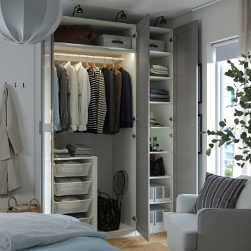ІКЕА Комбінація шаф PAX ПАКС / KAMMARTORP / GULLABERG, 395.725.45 - Home Club