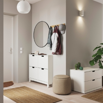 ИКЕА Мебель для прихожей STÄLL СТЭЛЛ / NORDLI НОРДЛИ, 395.279.30 - Home Club