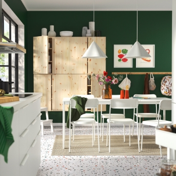 ІКЕА Стіл і 6 стільців VIHALS / VIHALS, 595.899.60 - Home Club