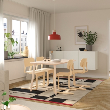 ИКЕА Стол и 4 стула LISABO ЛИСАБО / LYCKAN, 595.902.61 - Home Club