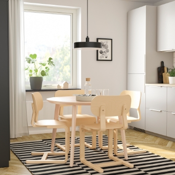 ИКЕА Стол и 4 стула LISABO ЛИСАБО / LYCKAN, 795.902.60 - Home Club