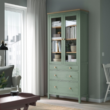 ИКЕА Шкаф с 3 ящиками HEMNES ХЕМНЭС, 005.961.61 - Home Club