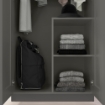 ИКЕА Двухдверный шкаф BRIMNES БРИМНЭС, 906.028.03 - Home Club, изображение 4