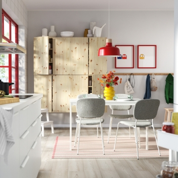 ИКЕА Стол и 4 стула VIHALS / VIHALS, 195.899.57 - Home Club