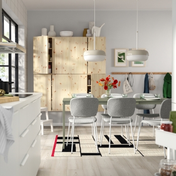 ИКЕА Стол и 6 стульев VIHALS / VIHALS, 495.899.65 - Home Club