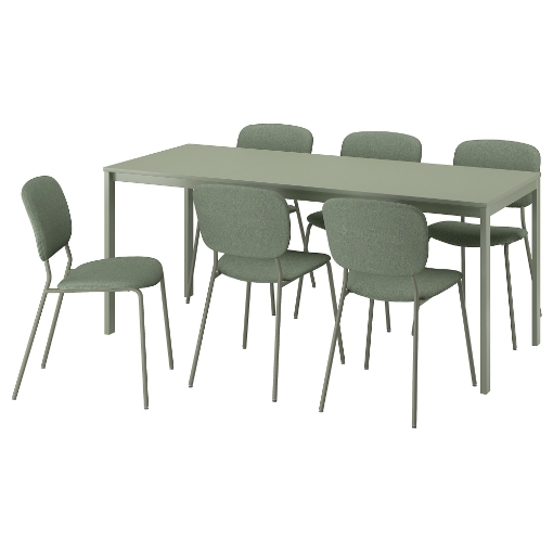 ИКЕА Стол и 6 стульев VIHALS / VIHALS, 295.899.66 - Home Club
