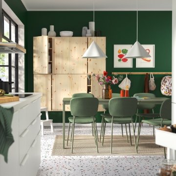 ІКЕА Стіл і 6 стільців VIHALS / VIHALS, 295.899.66 - Home Club