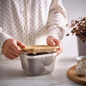 ІКЕА Кошик для продуктів з кришкою IKEA 365+, 195.808.72 - Home Club