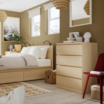 ИКЕА Комод MALM МАЛЬМ, 704.035.74 - Home Club