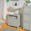 ИКЕА Шкаф для умывальника с раздвижными дверцами IVÖSJÖN / SKATSJÖN, 795.798.99 - Home Club, изображение 3