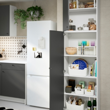 ИКЕА Высокий шкаф с дверцами KNOXHULT КНОКСХУЛЬТ, 395.814.08 - Home Club