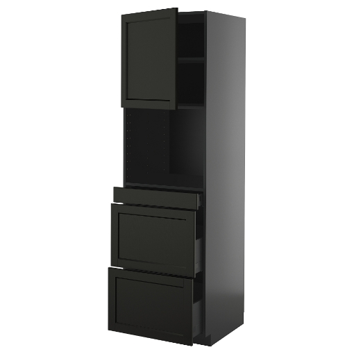 ИКЕА Шкаф для микроволновки с дверцей METOD МЕТОД / KNIVSHULT, 395.890.46 - Home Club