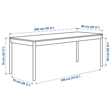 ІКЕА Стіл і 6 стільців TONSTAD / KRYLBO, 495.967.44 - Home Club