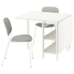 ИКЕА Стол и 2 стула VIHALS / VIHALS, 695.902.51 - Home Club