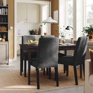 ІКЕА Стіл і 4 стільці NÄSINGE / BERGMUND БЕРГМУНД, 595.970.26 - Home Club