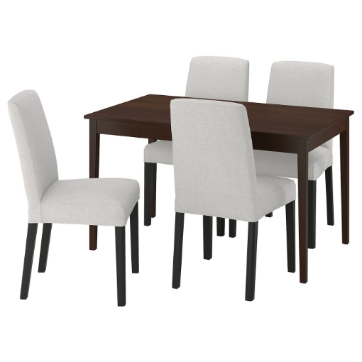 ІКЕА Стіл і 4 стільці NÄSINGE / BERGMUND БЕРГМУНД, 395.970.27 - Home Club