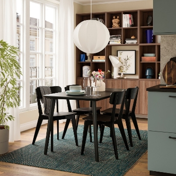 ИКЕА Стол и 4 стула LISABO ЛИСАБО / LISABO ЛИСАБО, 193.855.35 - Home Club