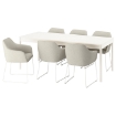 ИКЕА Стол и 6 стульев TONSTAD / TOSSBERG, 395.967.49 - Home Club