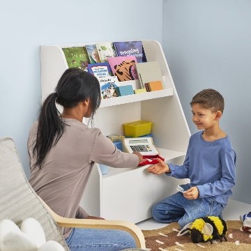 ІКЕА Книжкова шафа з шухлядою BERGIG БЕРГІГ, 605.981.00 - Home Club