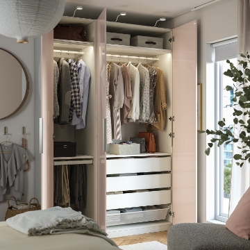 ІКЕА Комбінація шафи PAX ПАКС / FARDAL ФАРДАЛЬ, 395.967.54 - Home Club