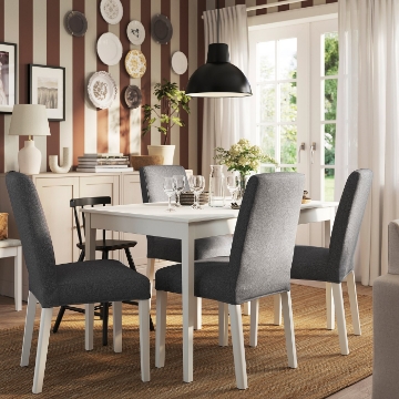 ІКЕА Стіл і 4 стільці NÄSINGE / BERGMUND БЕРГМУНД, 695.969.41 - Home Club
