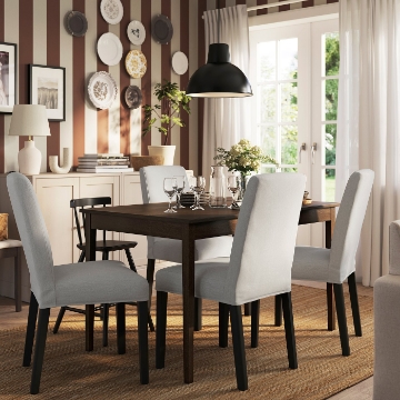 ІКЕА Стіл і 4 стільці NÄSINGE / BERGMUND БЕРГМУНД, 795.970.92 - Home Club