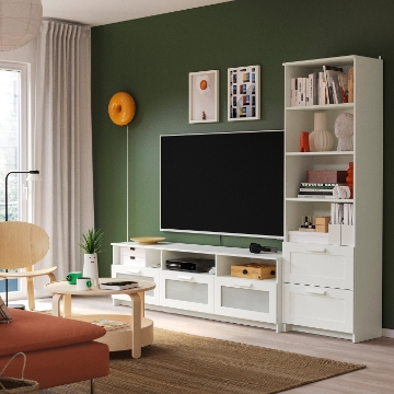 ИКЕА Шкаф для телевизора BRIMNES БРИМНЭС, 394.772.42 - Home Club