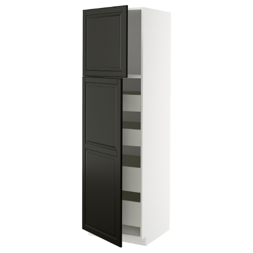 ІКЕА Шафа висотою 2 двері METOD МЕТОД / MAXIMERA МАКСИМЕРА, 095.787.56 - Home Club