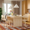 ИКЕА Стол и 6 стульев BERGSHYTTAN / LYCKAN, 796.084.01 - Home Club, изображение 2