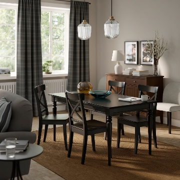 ИКЕА Стол и 4 стула ROSENTORP / ROSENTORP, 096.101.29 - Home Club