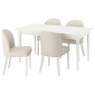 ИКЕА Стол и 4 стула ROSENTORP / ROSENTORP, 796.101.40 - Home Club
