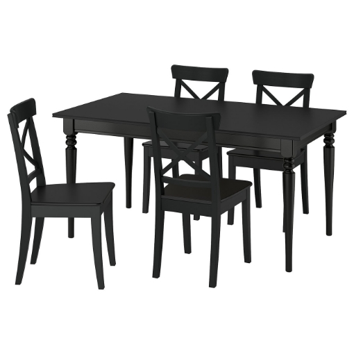 ИКЕА Стол и 4 стула ROSENTORP / ROSENTORP, 096.101.29 - Home Club