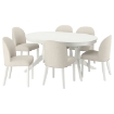 ИКЕА Стол и 6 стульев ROSENTORP / ROSENTORP, 596.101.36 - Home Club