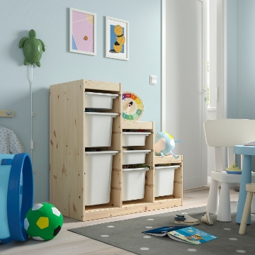 ІКЕА Стелаж з контейнерами TROFAST ТРУФАСТ, 996.066.65 - Home Club