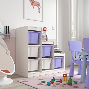 ІКЕА Стелаж з контейнерами TROFAST ТРУФАСТ, 296.066.59 - Home Club
