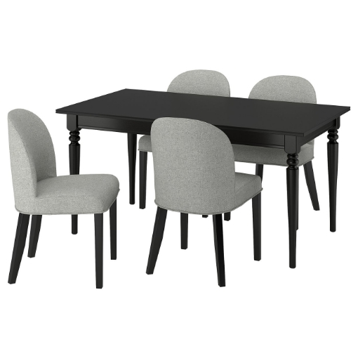 ІКЕА Стіл і 4 стільці ROSENTORP / ROSENTORP, 896.101.30 - Home Club