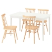 ИКЕА Стол и 4 стула NÄSINGE / HÖGVED, 896.101.49 - Home Club