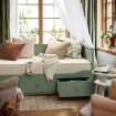 ИКЕА Диван с тремя ящиками HEMNES ХЕМНЭС, 496.102.31 - Home Club, изображение 7
