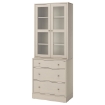 ІКЕА Комбінація зі скляними дверима HAVSTA ХАВСТА, 295.974.62 - Home Club