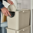 ИКЕА Пластиковый контейнер с крышкой TRÖSKNING, 805.922.58 - Home Club, изображение 4