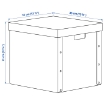 ИКЕА Коробка с крышкой GÄRDESGÅRD, 005.969.29 - Home Club, изображение 4