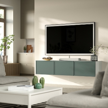 ІКЕА Стіл під телевізор з дверцятами BESTÅ БЕСТО, 695.973.80 - Home Club