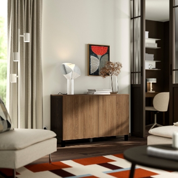 ИКЕА Комбинация с дверью BESTÅ БЕСТО, 496.123.48 - Home Club