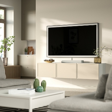 ИКЕА Скамейка под телевизор с дверцами BESTÅ БЕСТО, 095.973.78 - Home Club