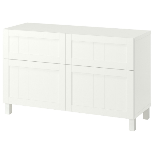 ИКЕА Комбинация стеллажей с дверцами BESTÅ БЕСТО, 795.976.95 - Home Club