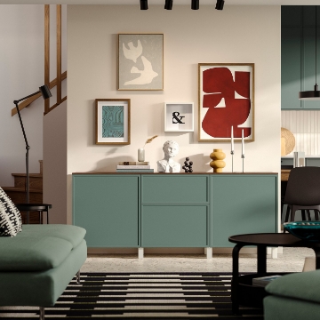 ИКЕА Комбинация с ящиками BESTÅ БЕСТО, 596.028.10 - Home Club