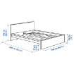 ИКЕА Кровать MALM МАЛЬМ, 095.440.78 - Home Club, изображение 13