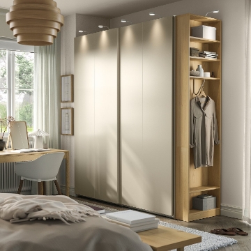 ІКЕА Шафа з розсувними дверцятами PAX ПАКС / HASVIK, 796.071.14 - Home Club