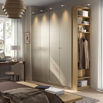ИКЕА Комбинация шкафов PAX ПАКС / FORSAND ФОРСАНД, 296.070.60 - Home Club